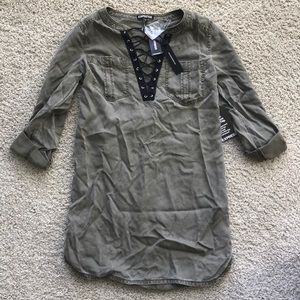 NEW Express lace up dress